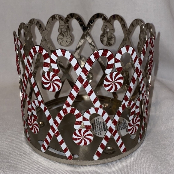 🎄Bath & Body Works Candy Cane Candle Holder | Discontinued Holiday Decor 🎄 - Picture 4 of 4